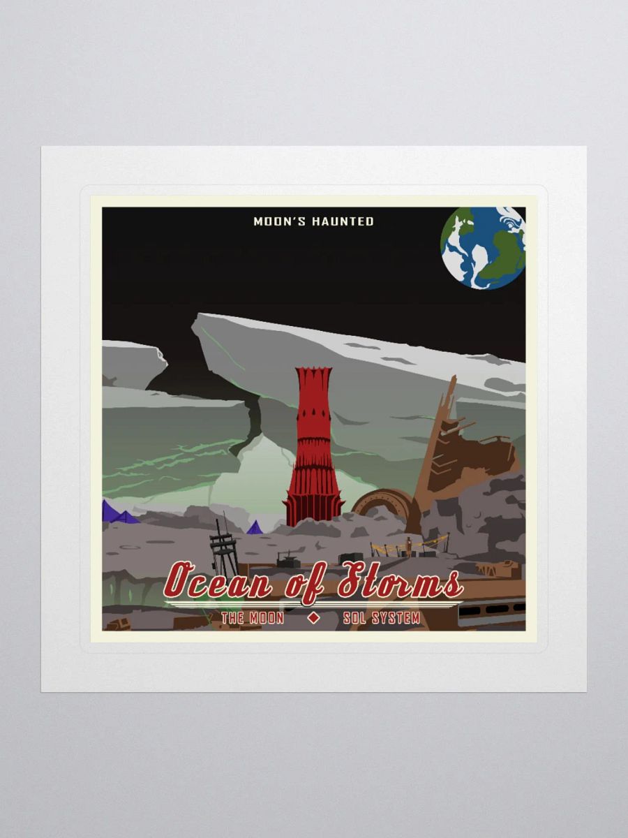 Ocean of Storms Sticker product image (1)