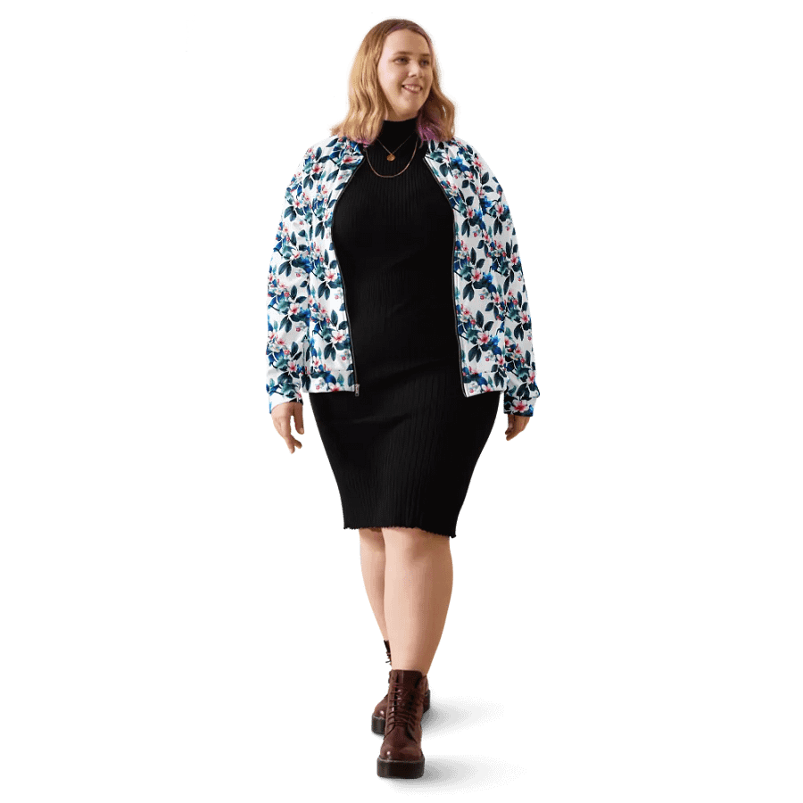 Orchid's Whisper Bomber Jacket product image (4)