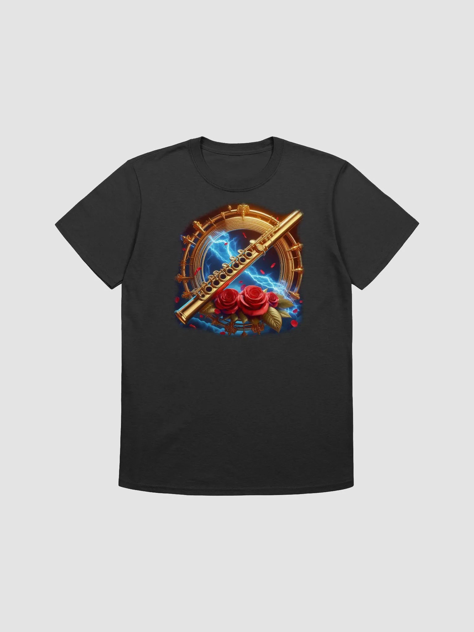 Golden Melody Lightning - Unisex Flute T-Shirt #10 product image (1)