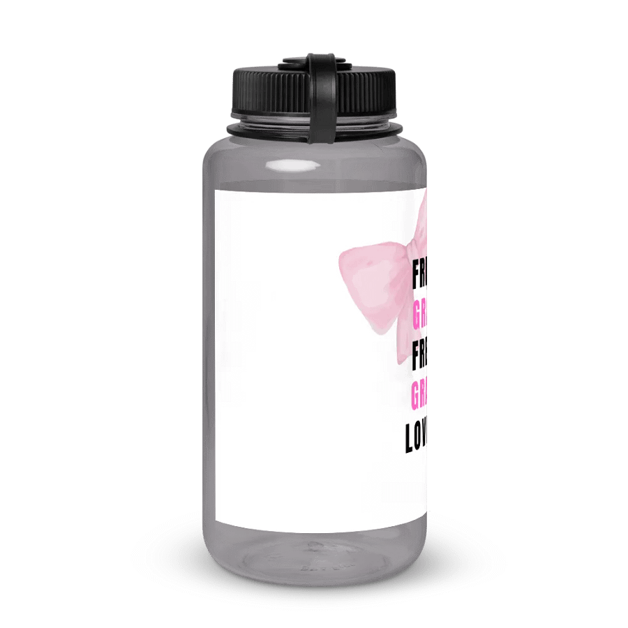 “Frenchie Granddog, Frenchie Grandma - Love4Ever” Water Bottle product image (4)