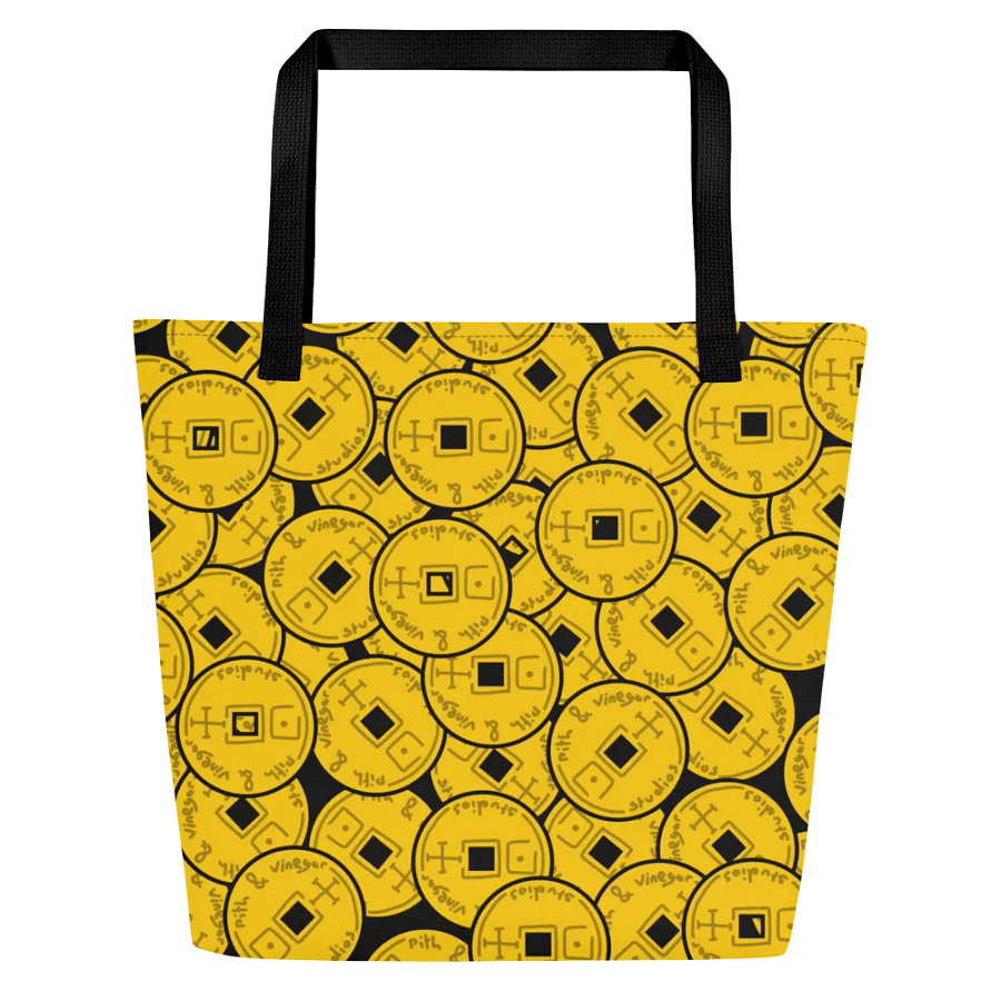 Maneki neko tote bag with internal pocket product image (7)