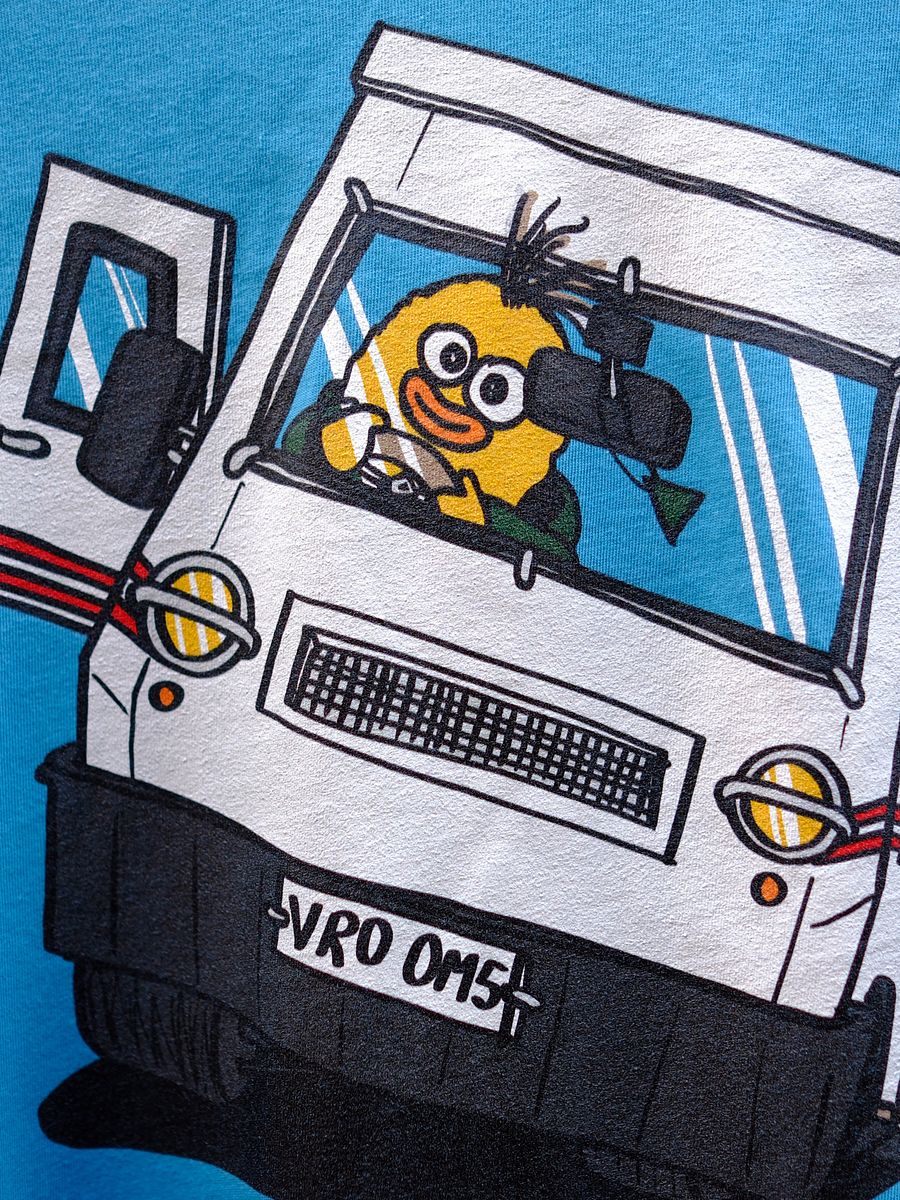 Wheelie Yellow driving T! (front and back print) product image (4)