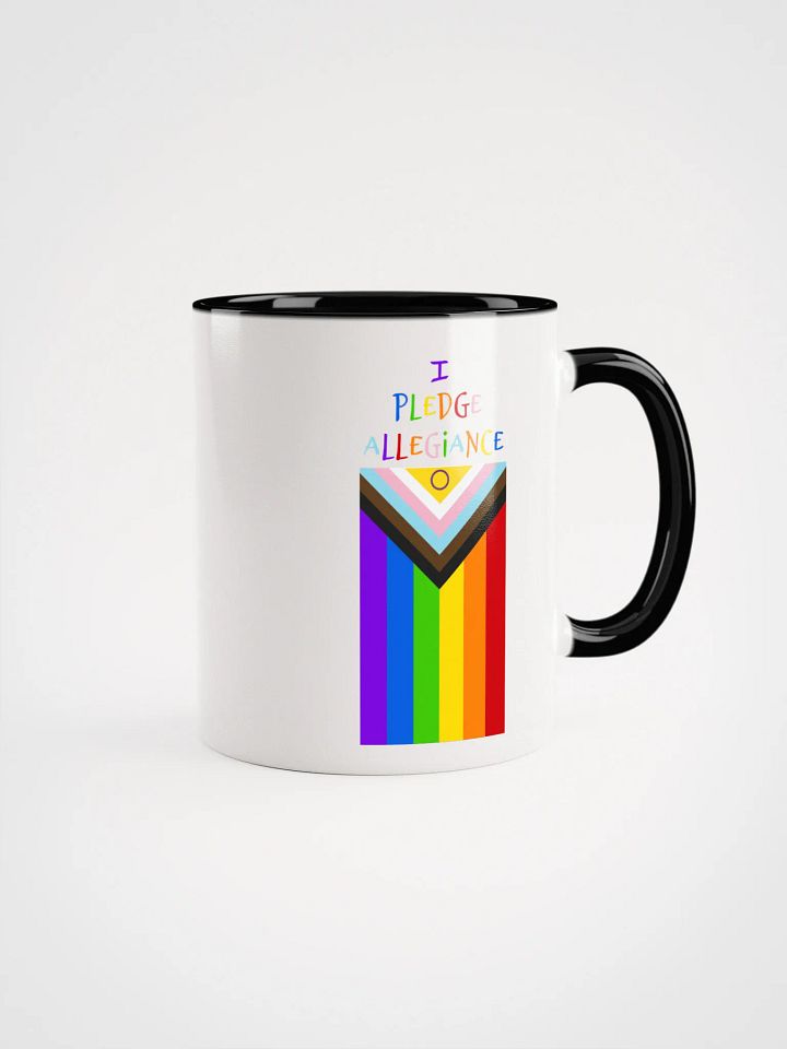 I Pledge Allegiance (Progress Flag) Accent Mug product image (4)