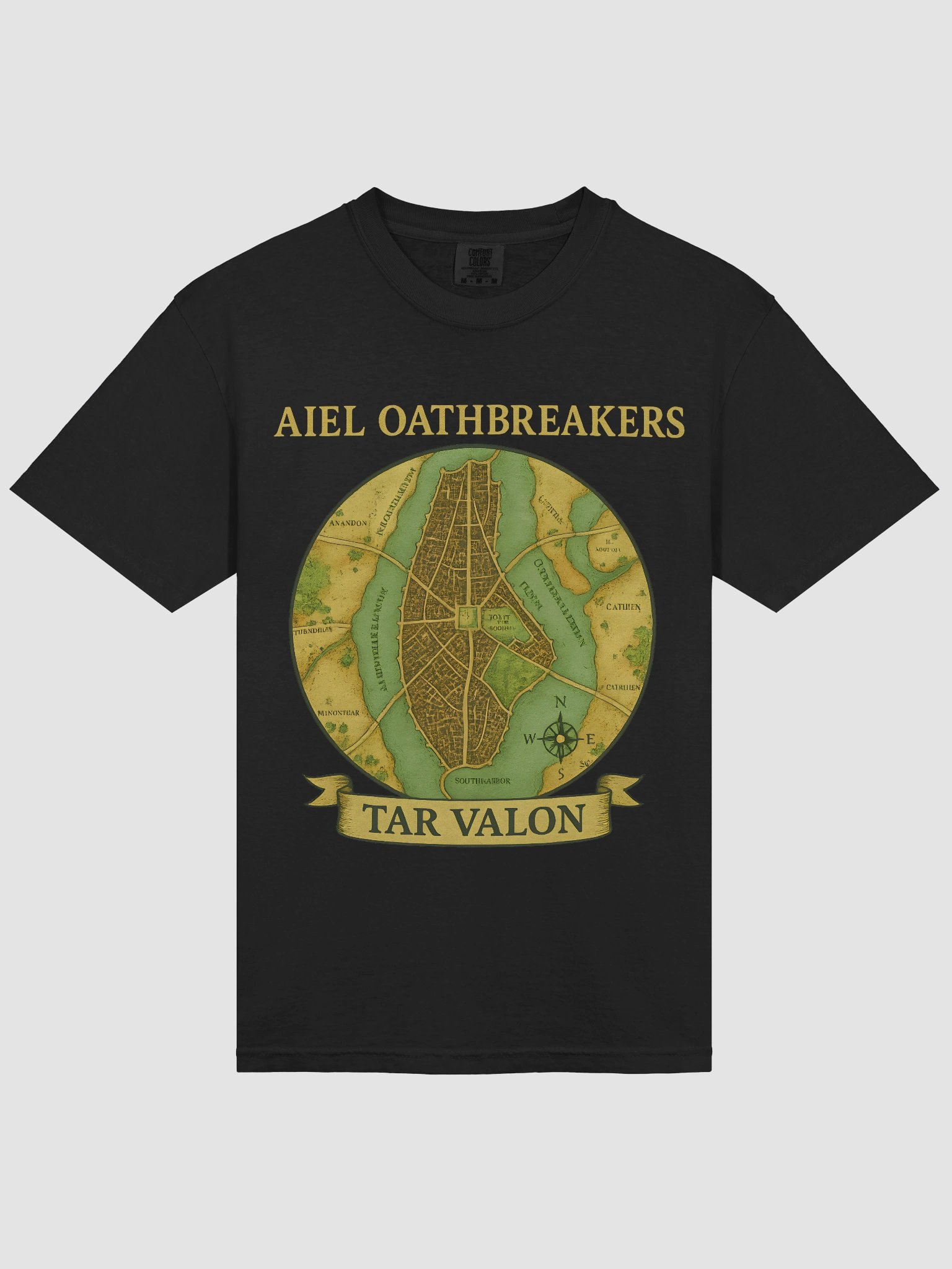Tar Valon Fantasy Map T-Shirt product image (34)