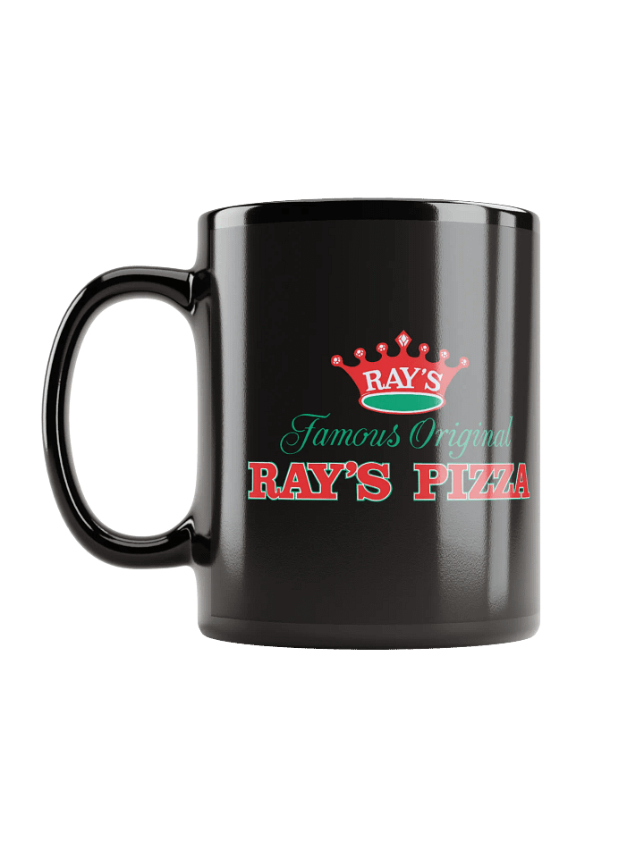 Ray's Pizza Black Glossy Mug product image (2)
