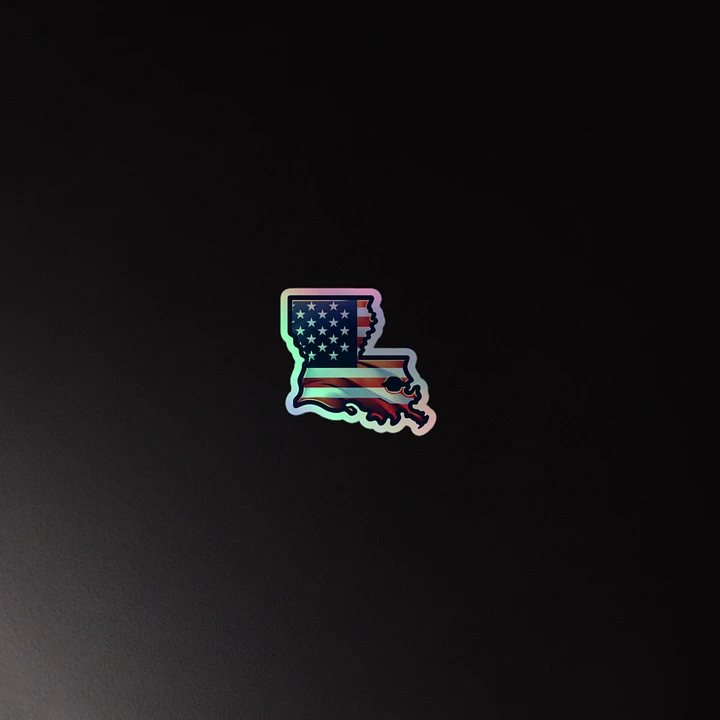 Louisiana Pride Holographic Sticker Sheet product image (2)