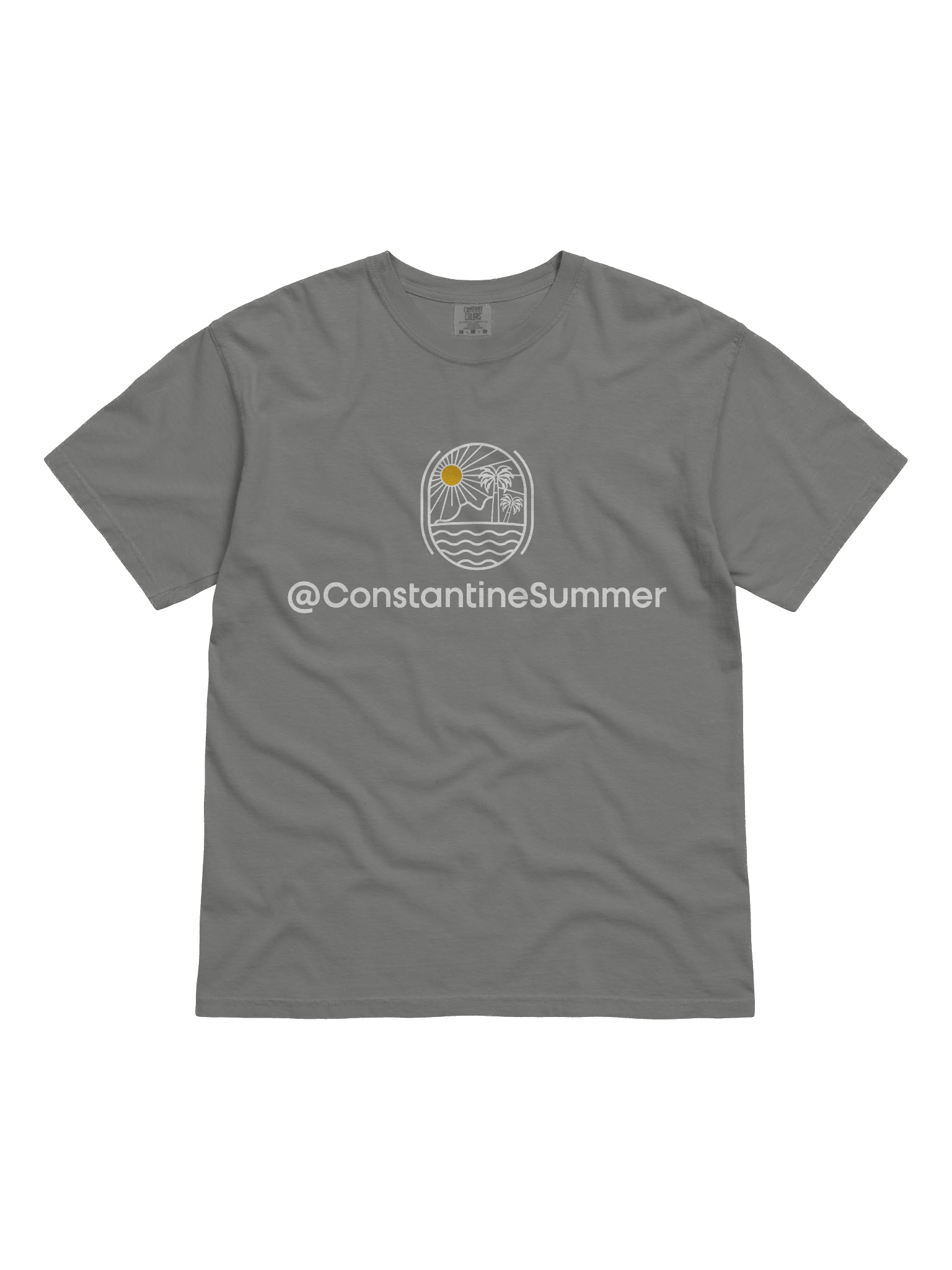 @CONSTANTINESUMMER: GETAWAY PRINT UNISEX PREMIUM T-SHIRT by AS Colour (grey) product image (1)