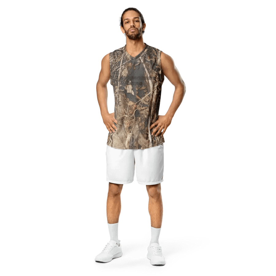 Recycled Unisex Basketball Jersey - Dead Split - It Happennnns Camo product image (3)