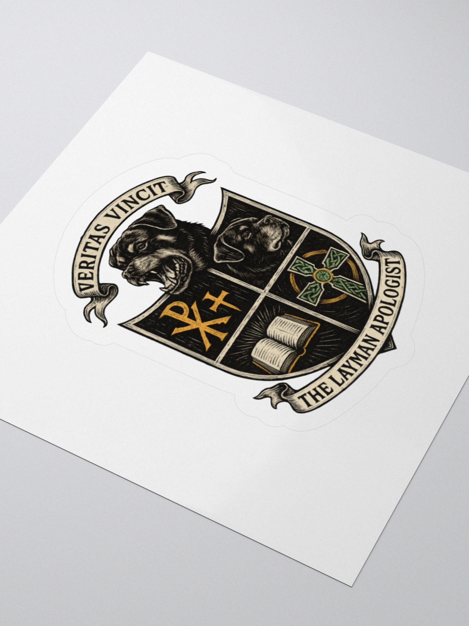 Layman Coat of Arms sticker product image (7)