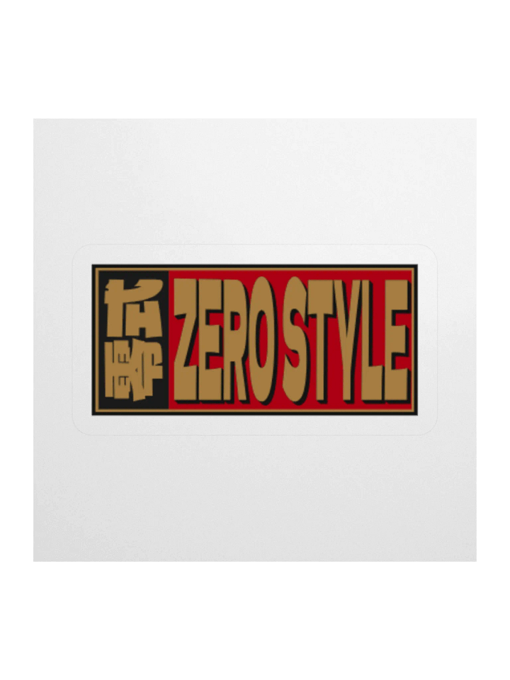 Zero Style Sticker product image (1)