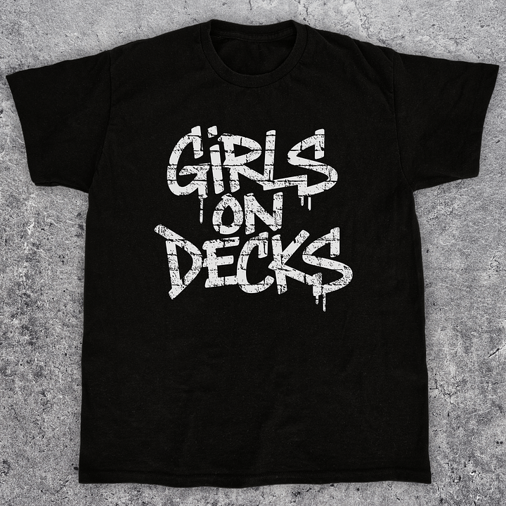 Girls on decks, Skateboarding t-shirt for girls, Women's T-shirt product image (1)