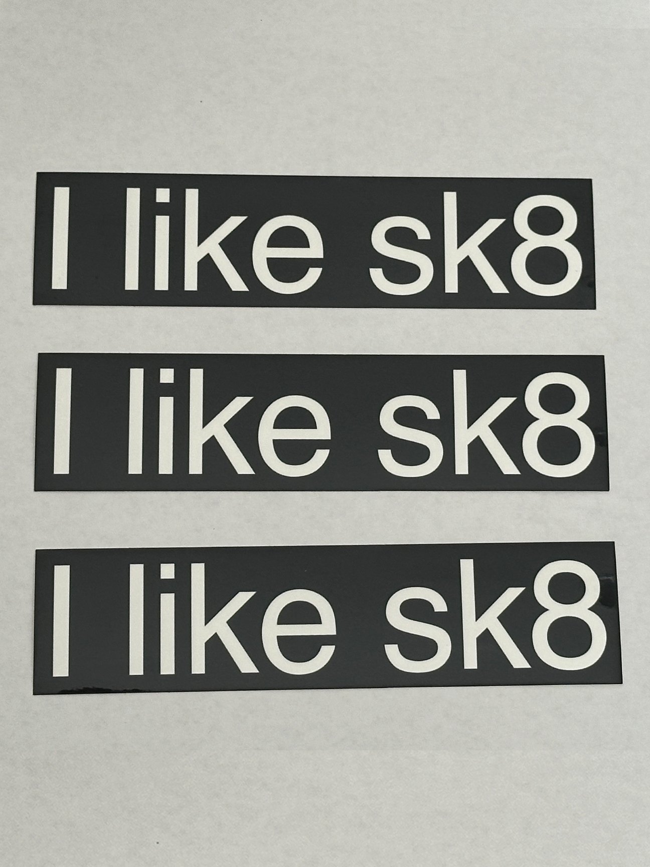 I like sk8 Stickers (3 pack) product image (3)