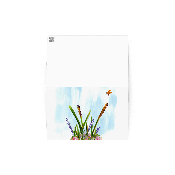 Red & Blue Wildflowers - Greeting Card product image (2)