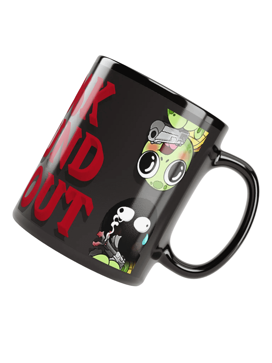 WOMBLE'S F AROUND BLACK MUG product image (8)