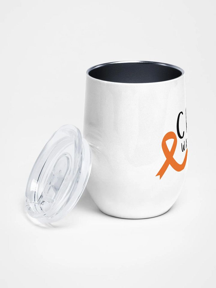 CRPS Warrior Bottom Ribbon stainless steel Tumbler (12oz) product image (2)