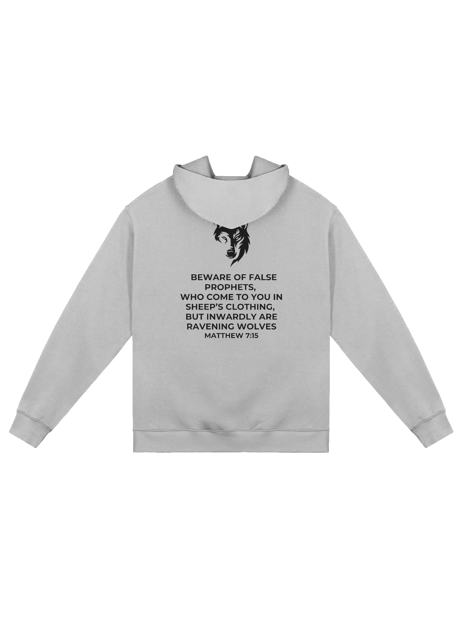 Matthew 7:15 Eclipse Oversized Hoodie [Dark] product image (3)