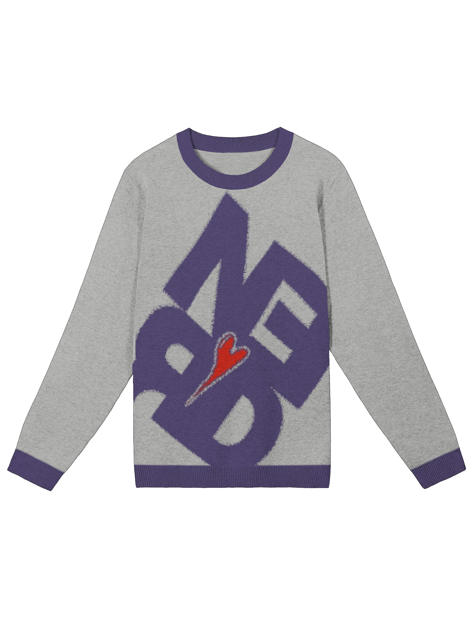 Nerd Heart Knit Sweatshirt (Streamer Edition) product image (1)