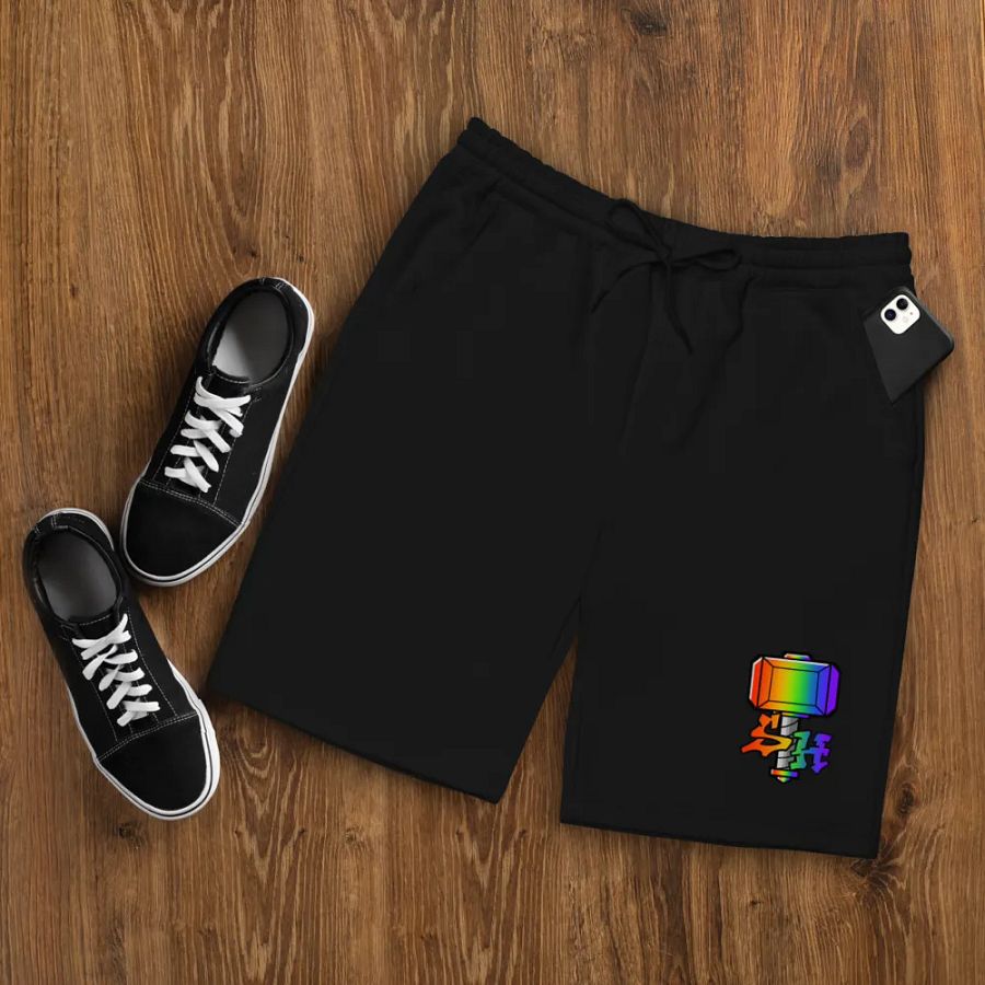 Psychedelic Prism Men's Fleece Shorts product image (12)
