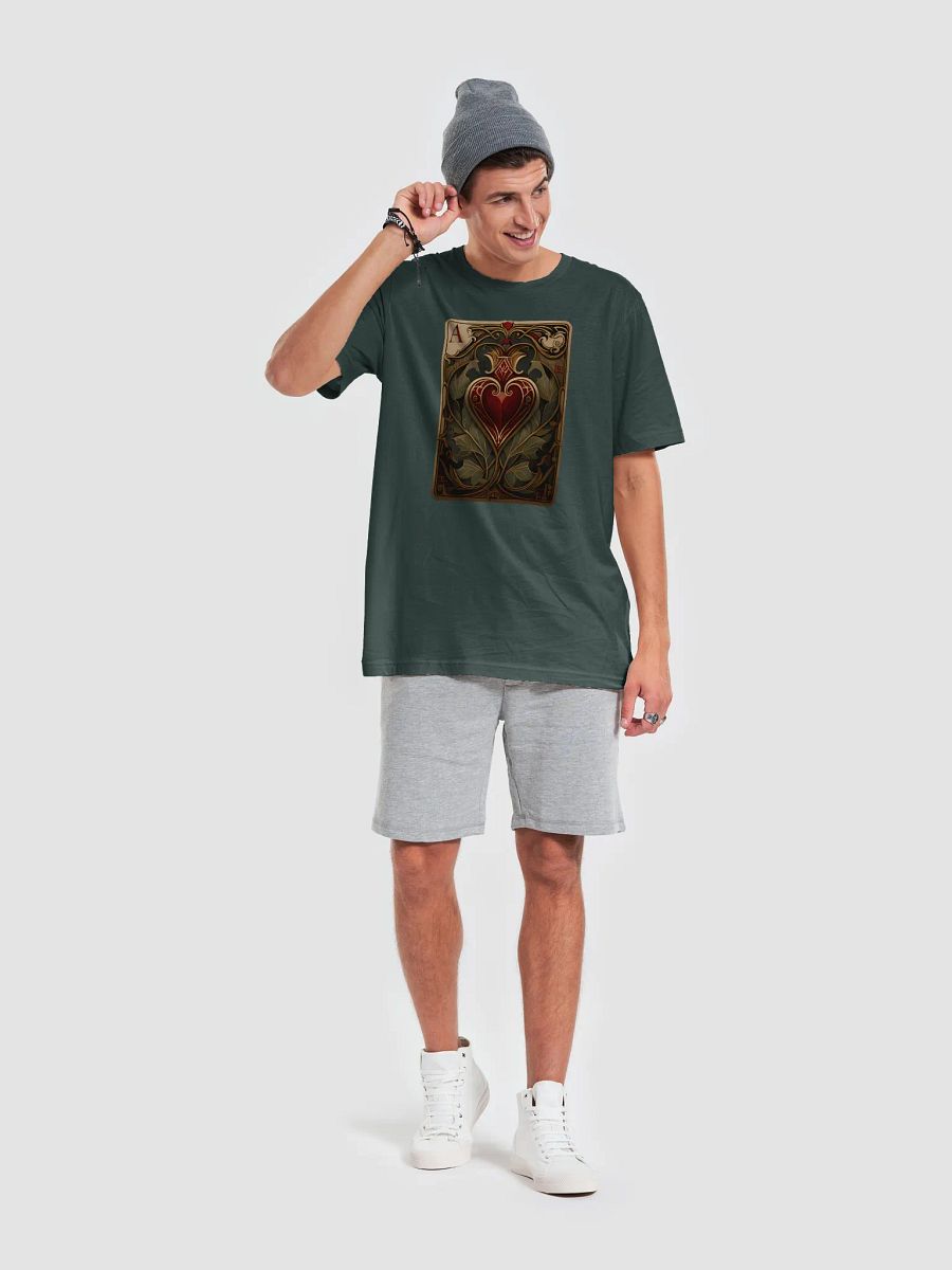 Ace of Hearts Vintage Playing Card T-Shirt product image (3)