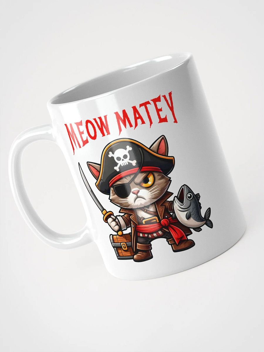 Meow Matey Cat Pirate Mug product image (8)