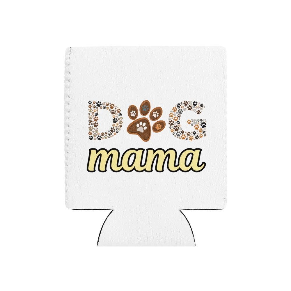 Dog Mama Paw Prints Can Cooler product image (1)