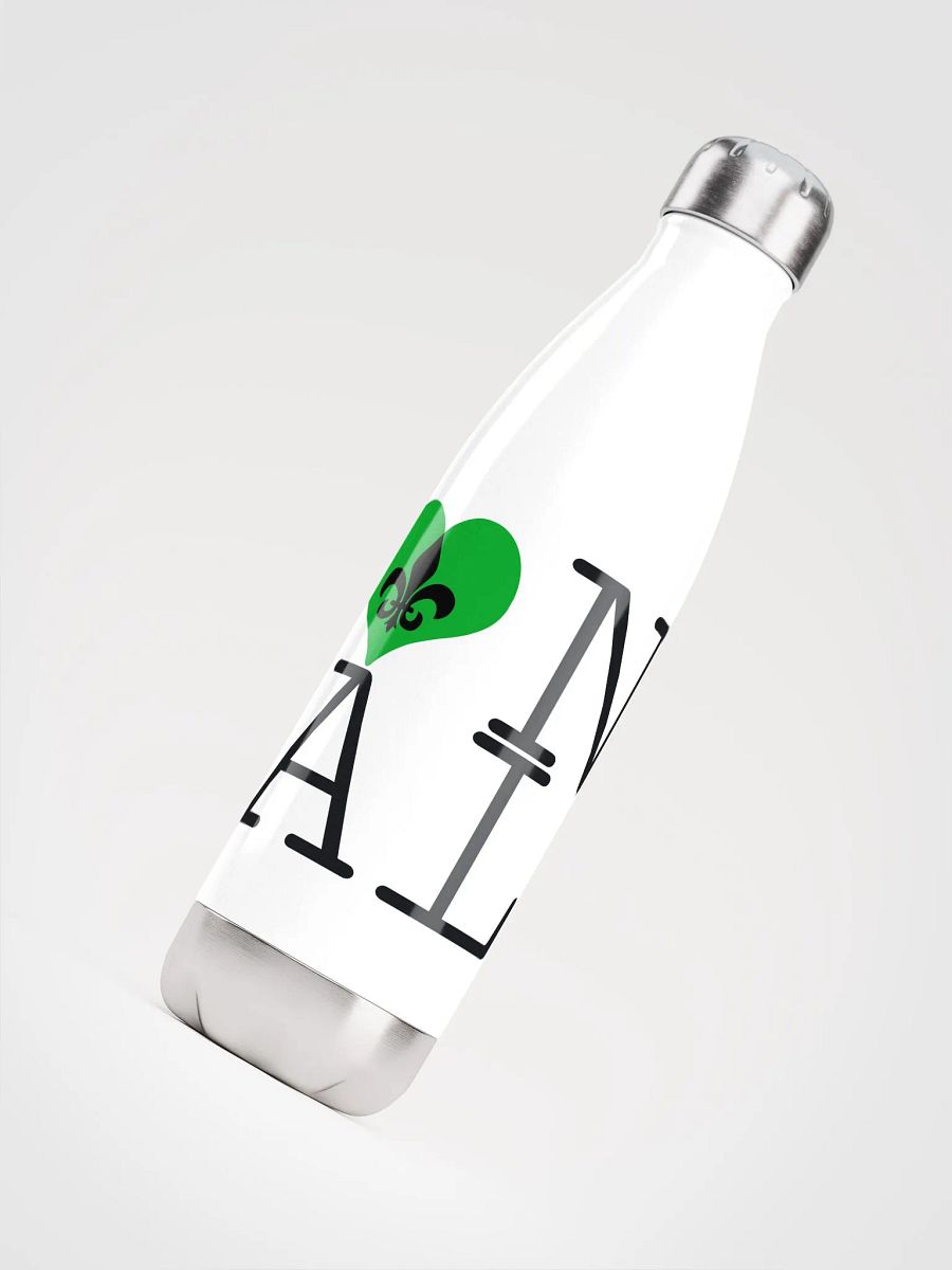 I LOVE NOLA **BIGSHOT BOTTLE** (GREEN HEART STAINLESS STEEL) product image (4)