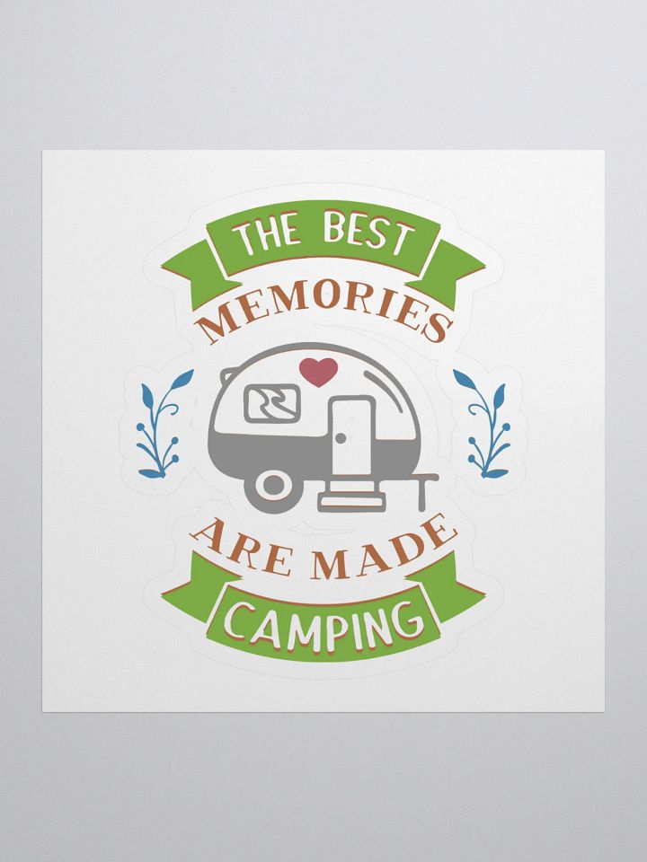 Best Memories Camping Kiss-Cut Stickers product image (1)