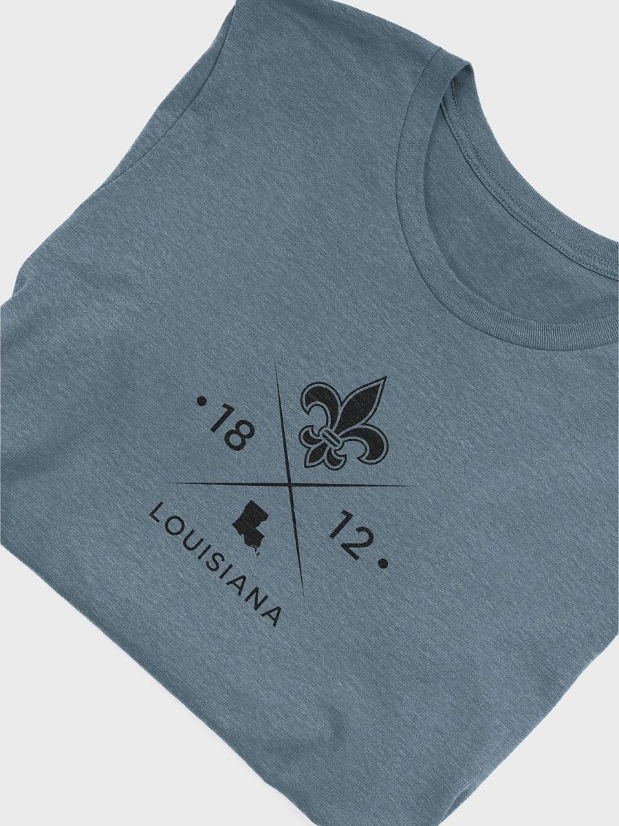 Louisiana Map Fleur-de-Lis T-Shirt product image (6)