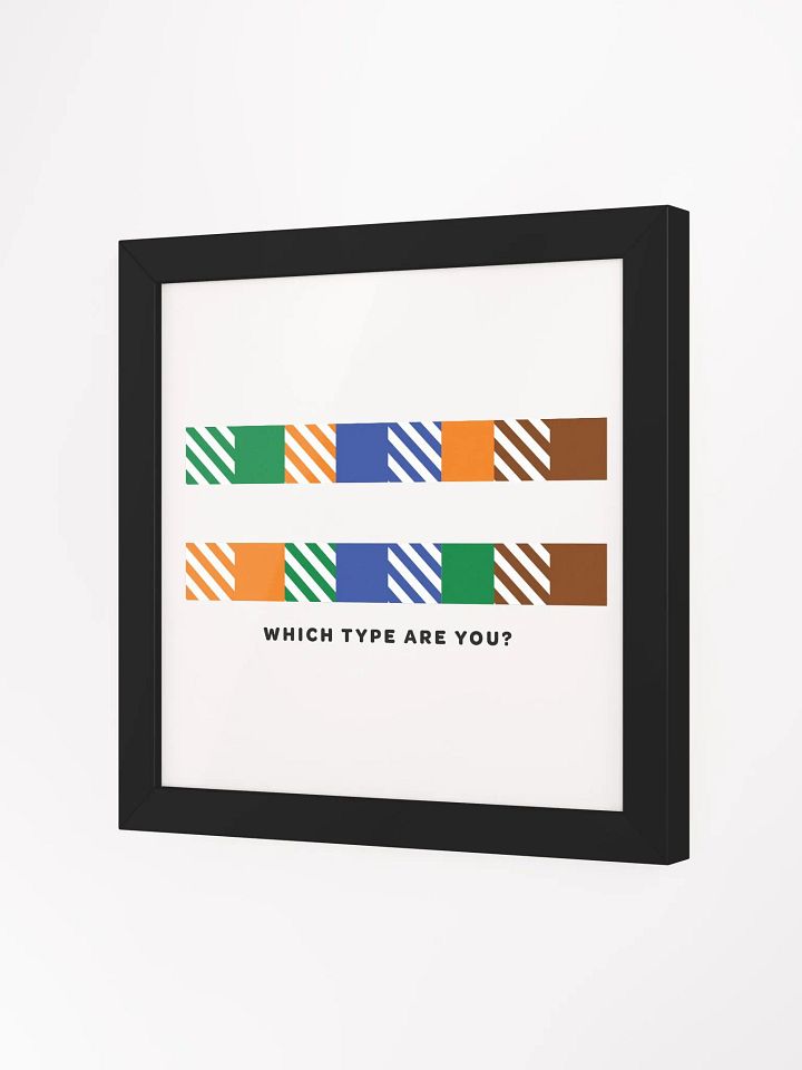 Ethernet: A vs. B - Framed Print product image (9)