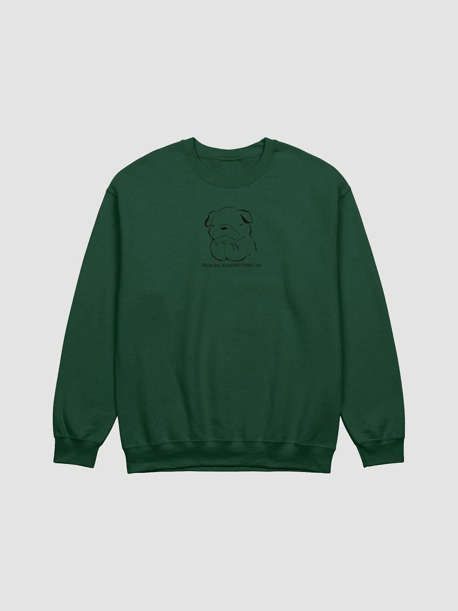 BLESS MY BEAUTIFUL PIBBLE LIFE CREWNECK SWEATER product image (1)