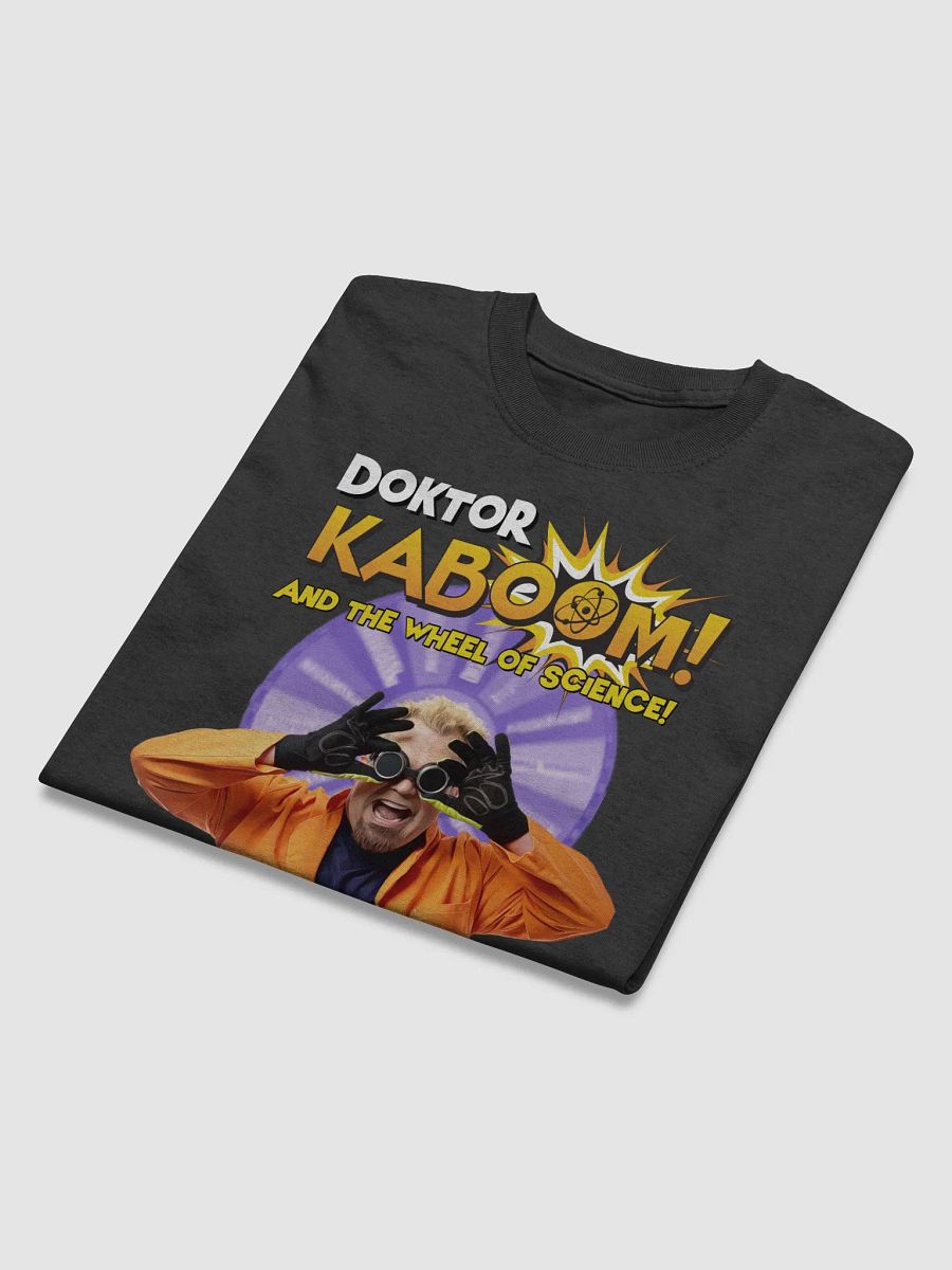 Doktor Kaboom and The Wheel of Science T-shirt, larger sizes, POD product image (4)