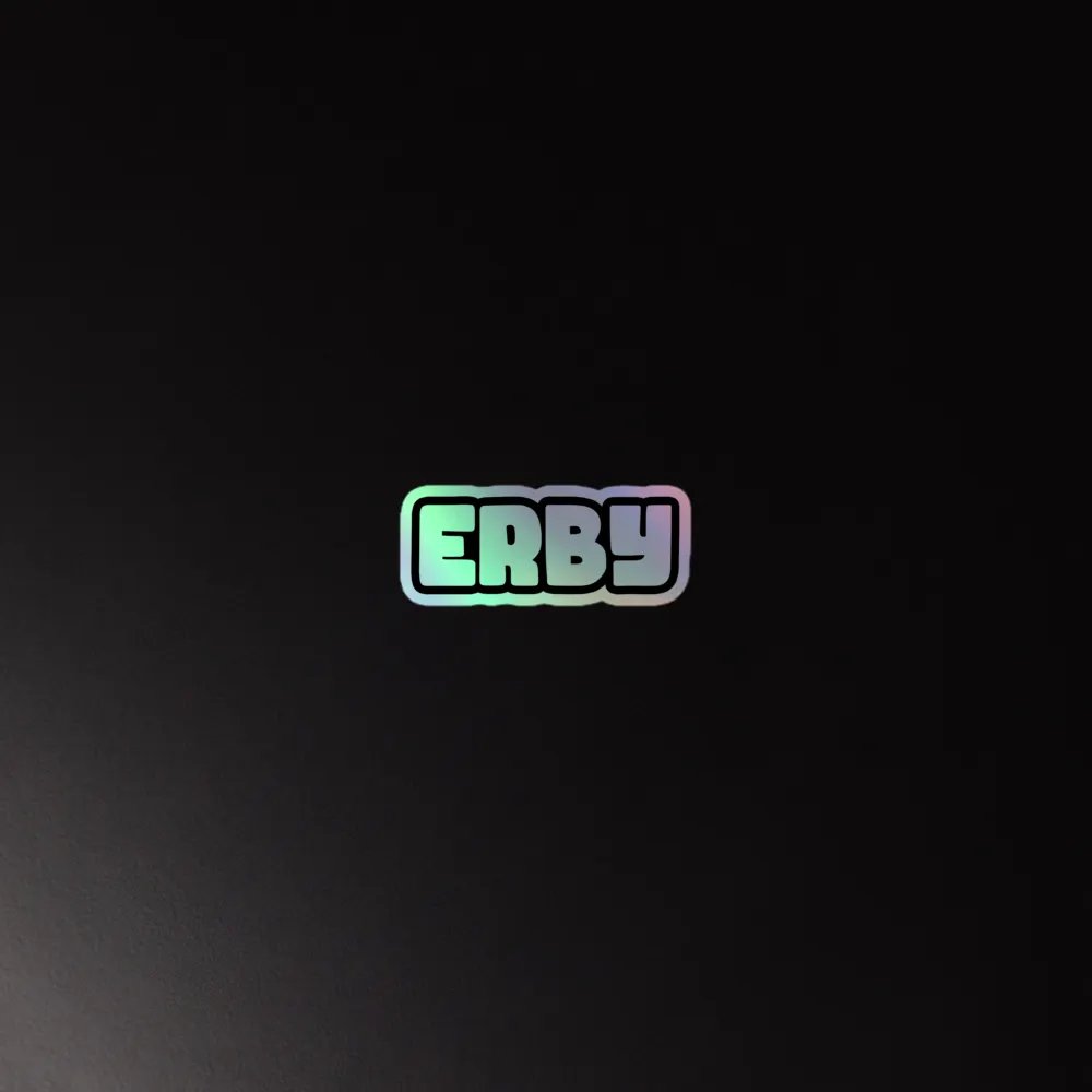 ERBY Holographic Sticker product image (3)