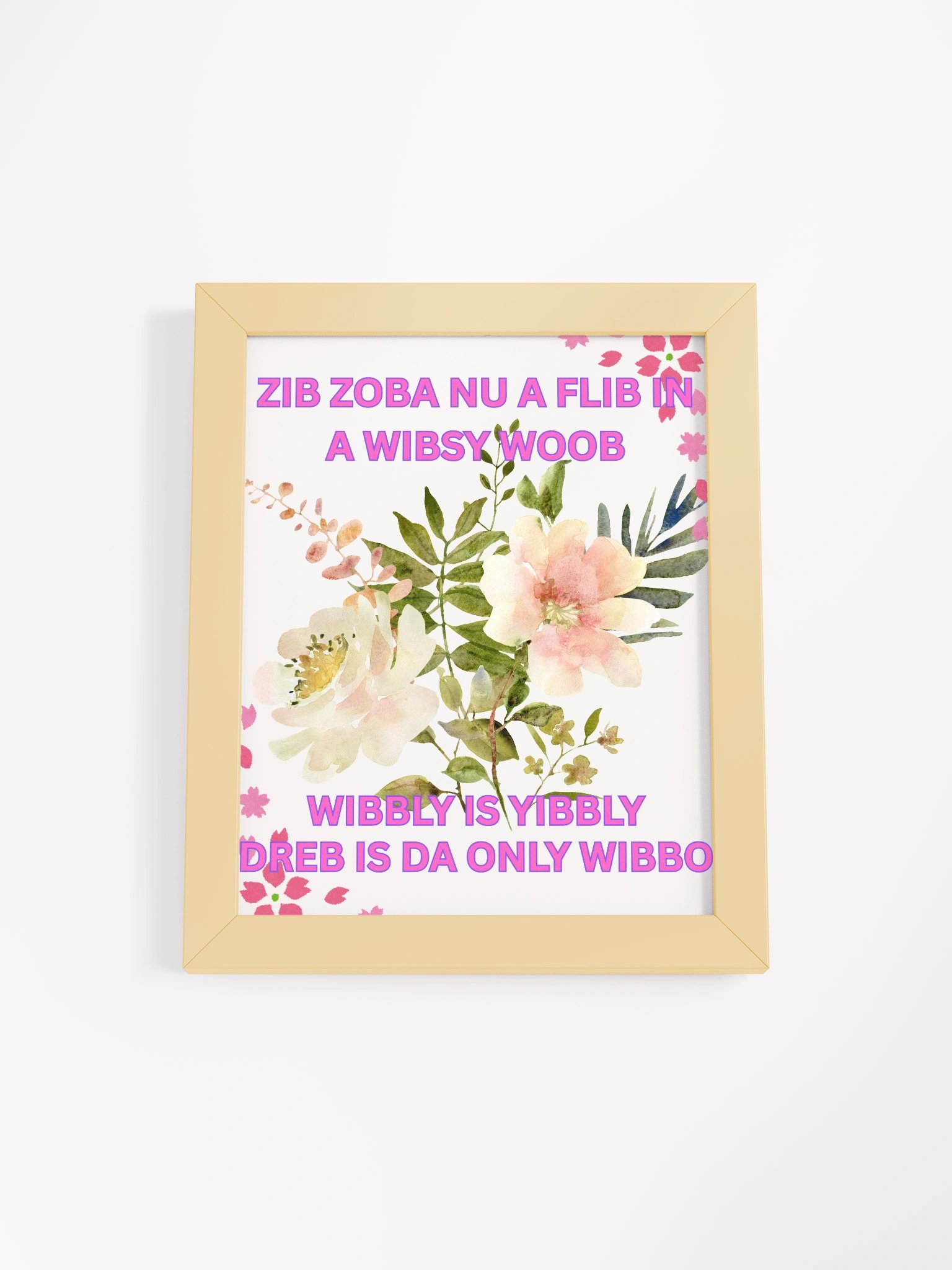 Inspirational Framed Poster (Simlish) product image (5)
