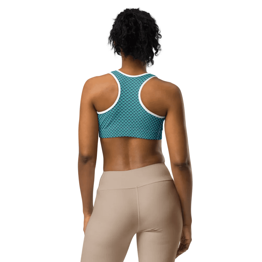 Geometric Waves Sports Bra product image (5)