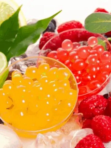 Passion Fruit/Mango/Strawberry Popping Boba Kit product image (6)