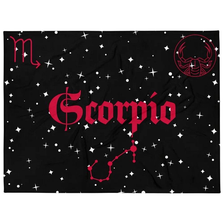 Starry Scorpio Constellation Blanket product image (1)
