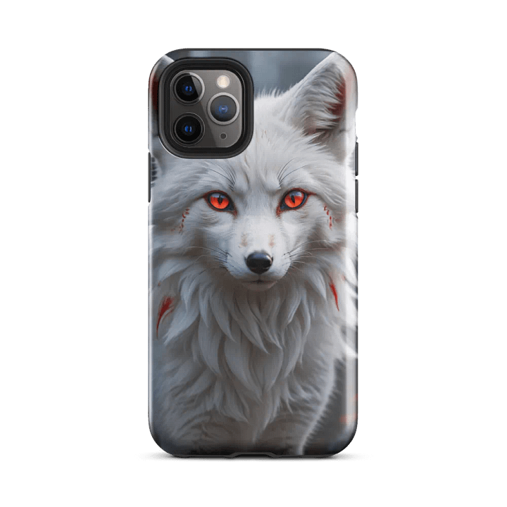 Mystic White Fox iPhone Tough Case - Fierce Spirit Design product image (25)