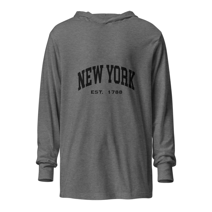 Woman Unisex Hooded Long Sleeve Tee product image (1)