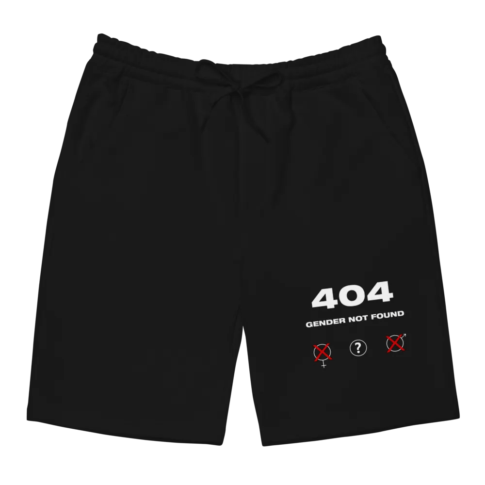 404 Gender not Found Fleece Shorts product image (9)
