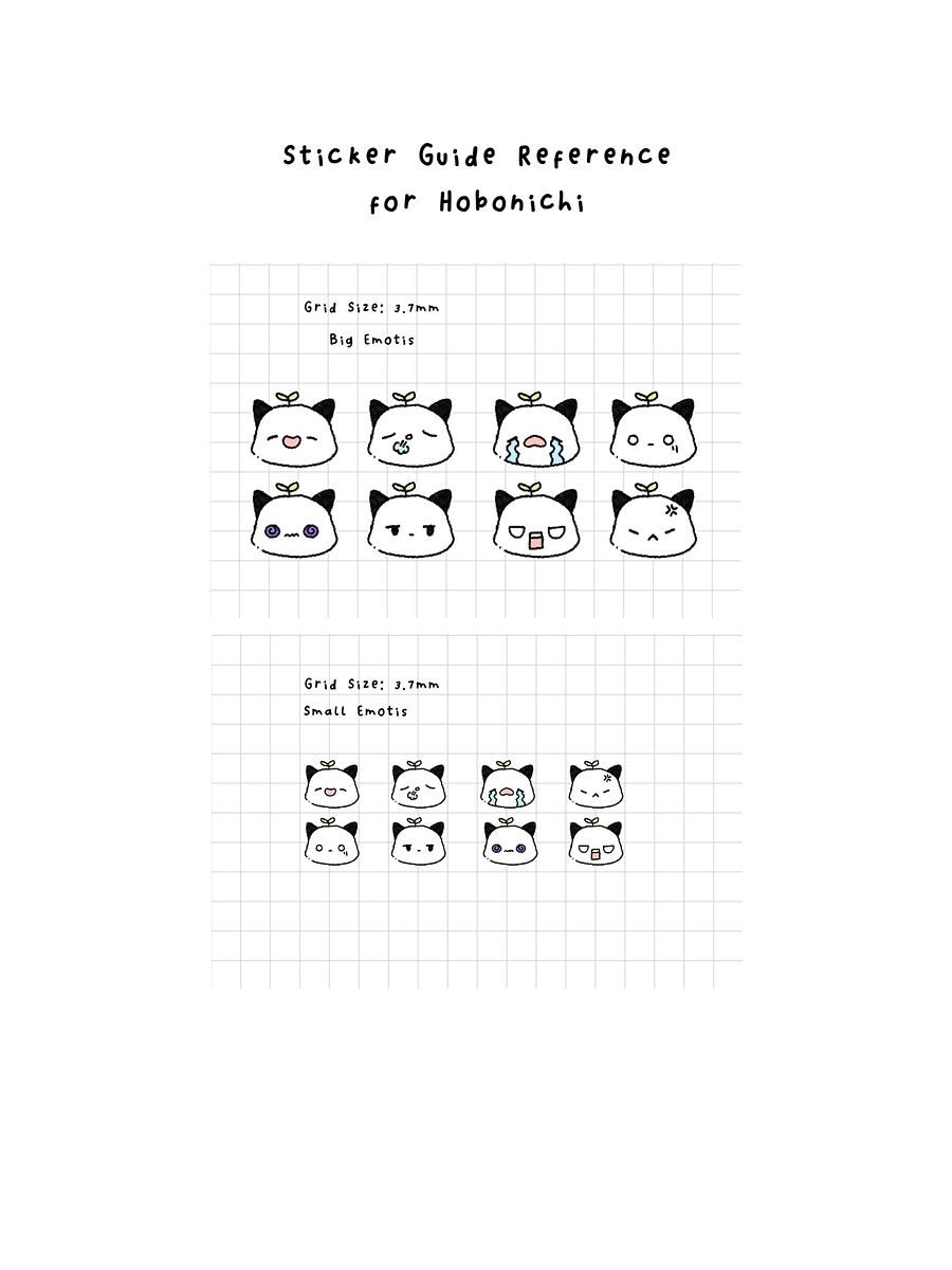 Emotis #2 Sticker Sheet product image (2)