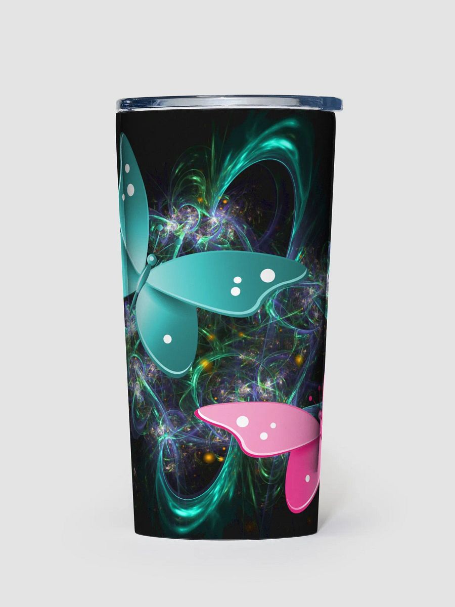 Neon Butterfly 20oz Stainless Steel Tumbler product image (1)