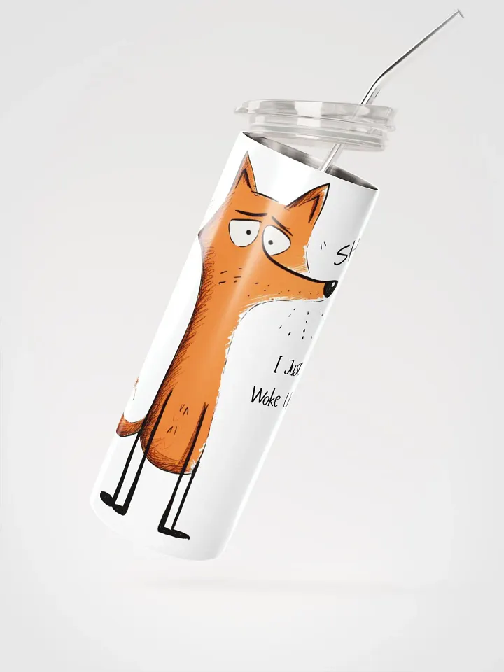 Sleepy Fox Stainless Steel Tumbler product image (1)