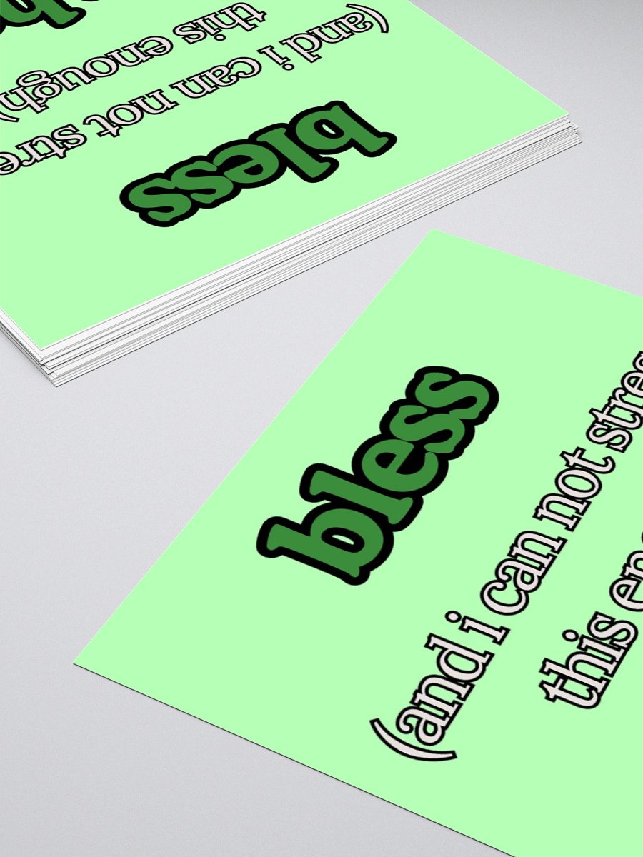 bless your heart sticker (green) product image (3)