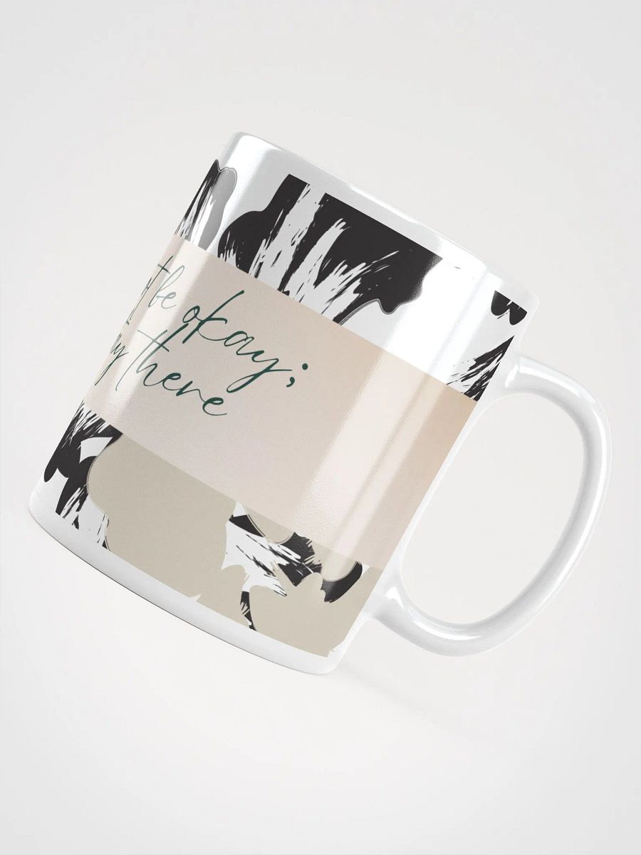 Floral Affirmation White Glossy Mug product image (5)