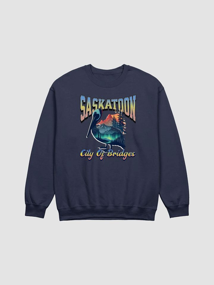Saskatoon City Of Bridges Pelican Sweatshirt product image (13)