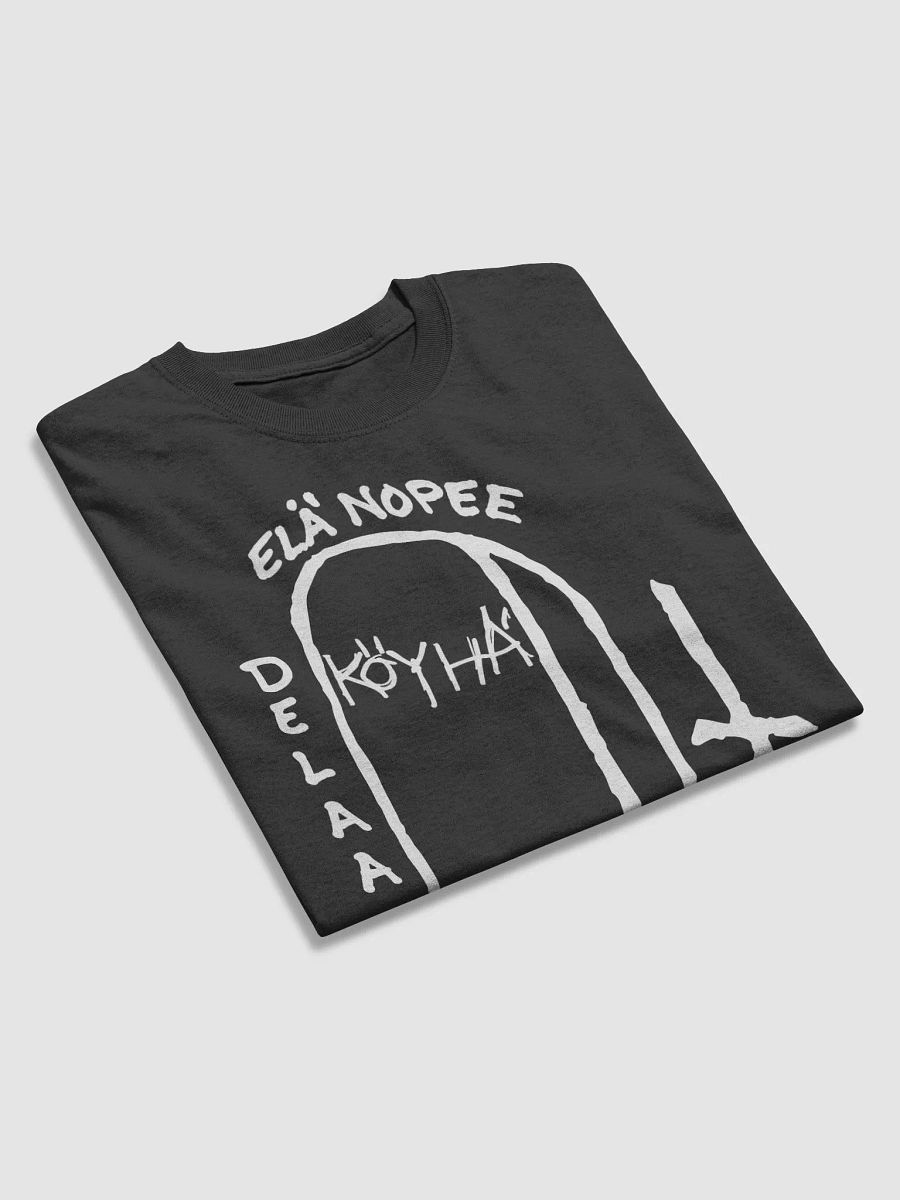 ELÄ NOPEE MUSTA T-PAITA product image (3)