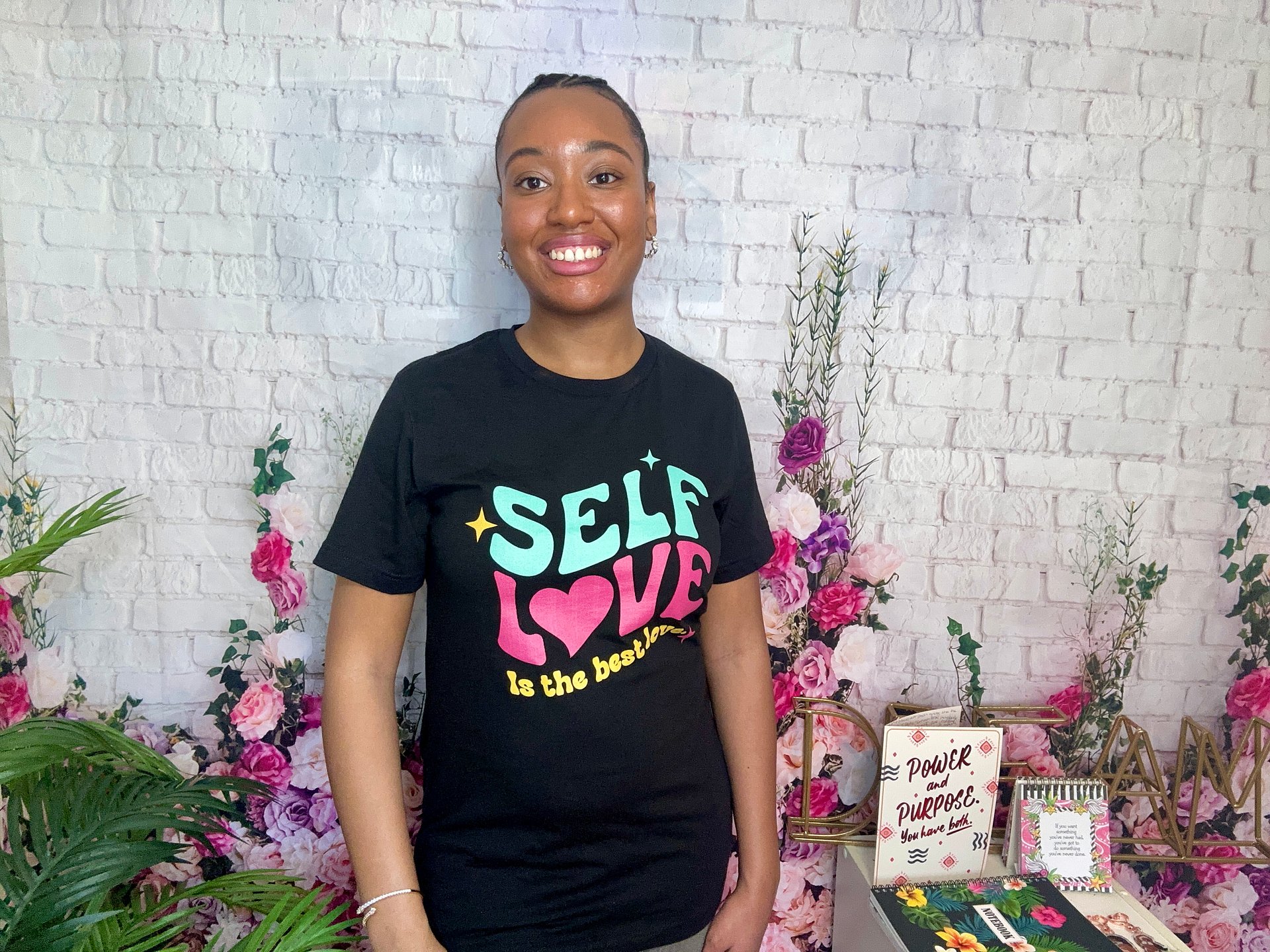 SELF LOVE IS THE BEST LOVE T-SHIRT & DIGITAL DAILY AFFIRMATIONS JOURNAL BUNDLE product image (2)