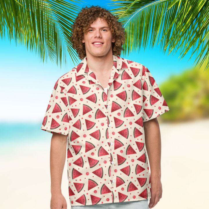 Watermelon Pattern Hawaiian Shirt product image (2)