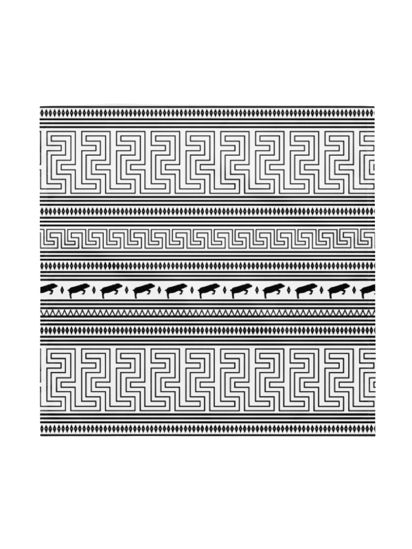 Epicurean Amphora DARK (All-Over Print Bandana) product image (6)