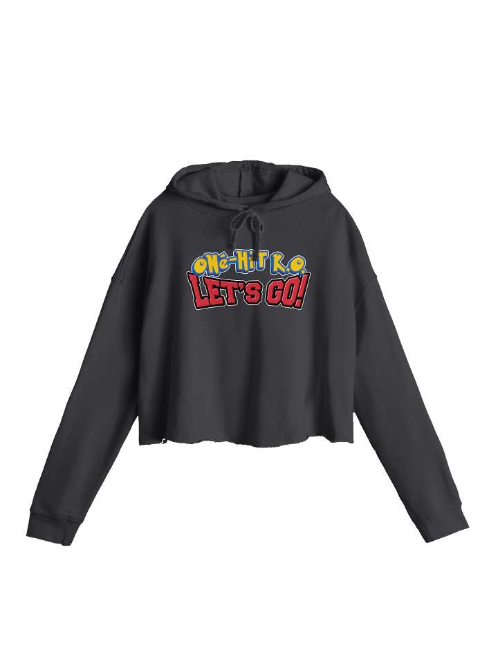 One-Hit K.O. Let's Go! - Independent Trading Co. Women’s Lightweight Cropped Hoodie product image (2)